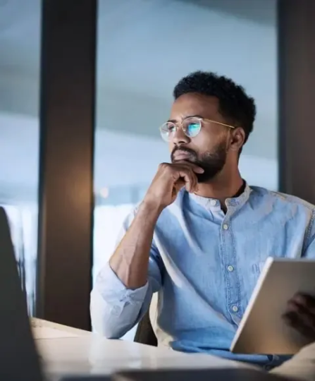 Professional working